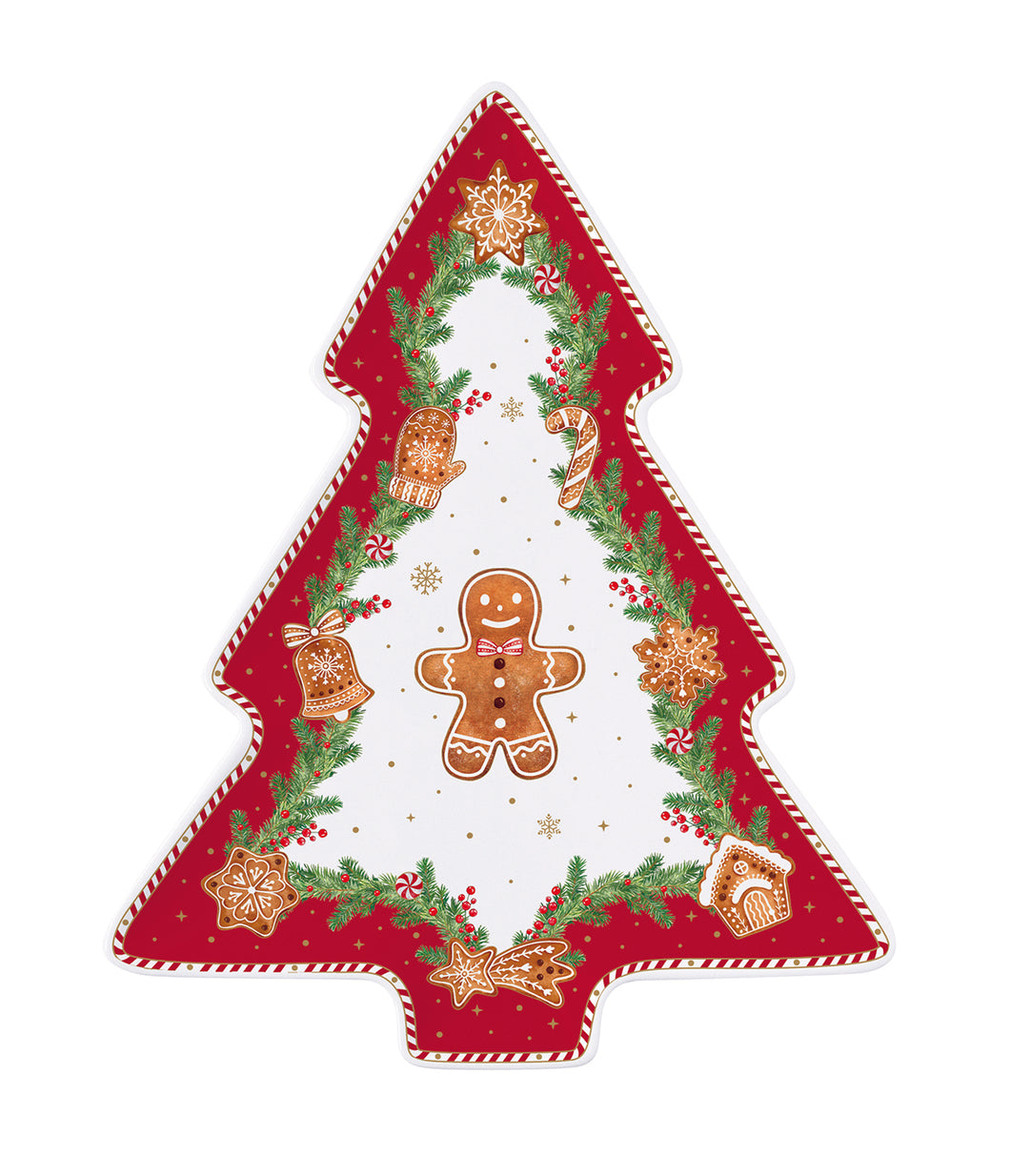 Podnos - FANCY GINGERBREAD - 20,5 x 25,5 cm