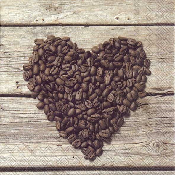 Servítky - COFFEE TO LOVE - 33 cm x 33 cm