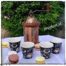 Načítať obrázok do zobrazovača galérie, Porcelánový set šálok piccolo BARISTA - 100 ml - 4 kusy
