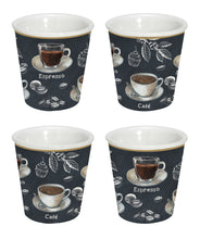 Načítať obrázok do zobrazovača galérie, Porcelánový set šálok piccolo BARISTA - 100 ml - 4 kusy
