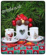 Načítať obrázok do zobrazovača galérie, Set šálok s podšálkou 50 ml - MAGIC CHRISTMAS - 2 ks
